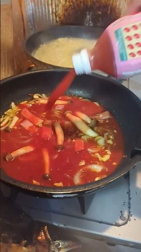超簡単！トマトジュースを使ったスープパスタ！“Tomato Juice Soup Pasta”