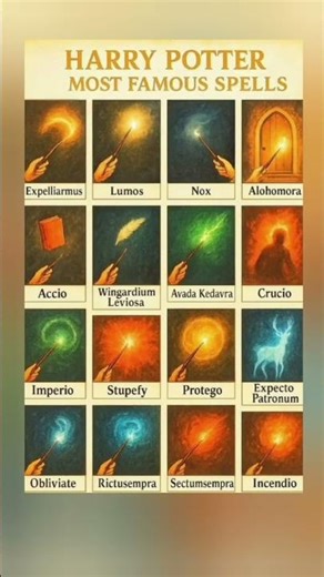 Which Harry Potter Spell is your favorite? ✨ #harrypotter #memes #shorts