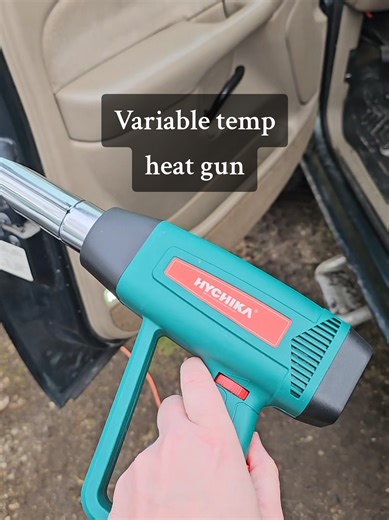 Quit using your wife's hair dryer and grab this heat gun. I use heat guns a lot. Debadging your vehicle, tinting your windows, melting...whatever lol. This one has 2 heat settings and variable temp control. #heat #heatgun #tools #tool