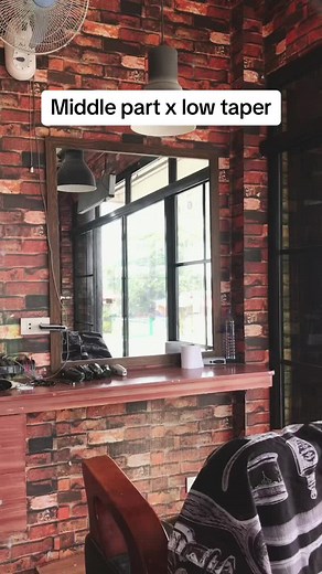 Middle Part Low Taper Fade Haircut: Trendy Style Tutorial