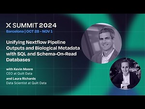 Unifying Nextflow pipeline outputs and biological metadata with SQL and schema-on-read databases