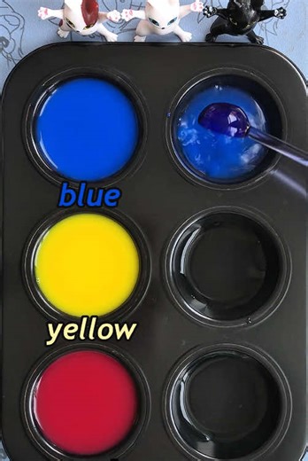 From the 3 basic colors red yellow blue we can create a whole world of colors try mixing experimenting and exploring #colormixing #asmr #satisfying #coloring #mixingcolors #mixing #colorful #oddlysatisfying