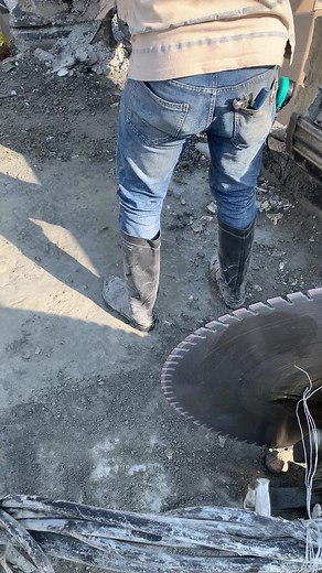 Construction Site Activities: Concrete Block Handling