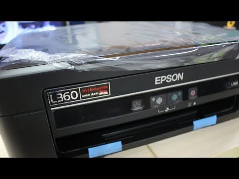 Epson L360 All-in-One Printer - Preparing, Installing and Testing