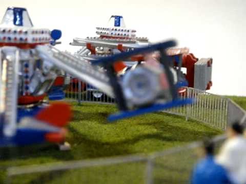 Red Baron HO Scale Carnival Model