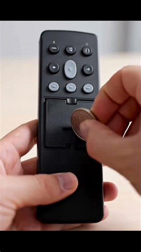 Fest verschlossene Batteriefächer mit einer Münze öffnen #Shorts