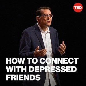 "If you talk to a depressed person as if their life is just as valuable, intense and beautiful as yours, then there’s no need to build a bridge between you, because you’ve closed the chasm." Watch the full TED Talk here: http://t.ted.com/Nz2aJWu | TED
