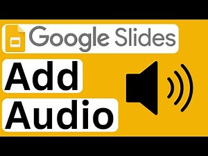 How to Add Audio to Google Slides - Easy to Follow