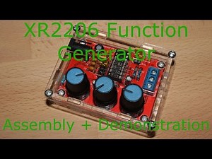 XR2206 Function Generator Assembly + Demo