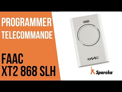Comment programmer sa télécommande FAAC XT2 868 SLH ?