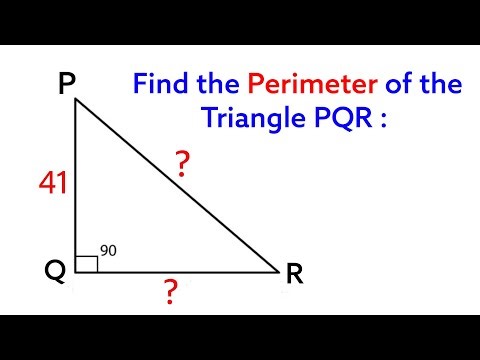 Math Olympiad Geometry Question | Find the Perimeter of the Triangle | VIJAY Maths