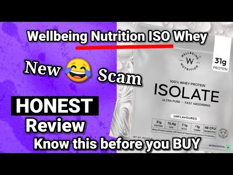 Wellbeing nutrition ISOLATE Whey protein HONEST review ( with LAB TEST )