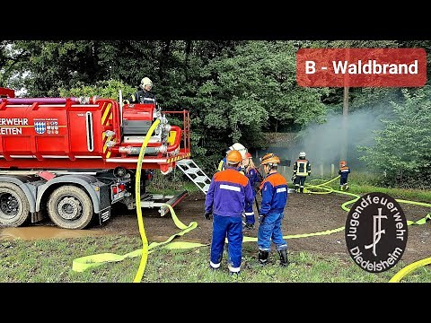 [B - WALDBRAND] Einsatz | 24h-Übung | Jugendfeuerwehr Bretten, Abt. Diedelsheim | Tag der BF