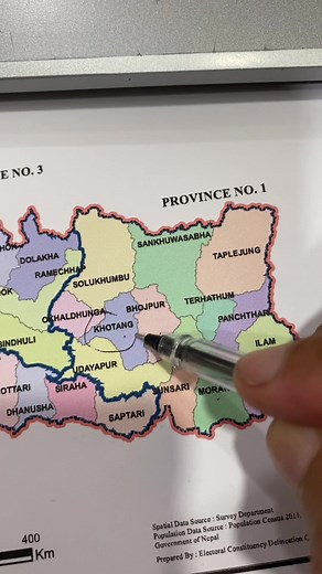 Exploring Nepal: Map and Districts Overview