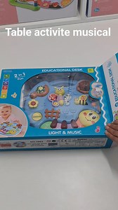 3K views | ‼#TOP ‍♂️⏰ Prix: 59 dinars Table d'activité Musicale pour Bébé, Table D'apprentissage pour bébé de 6 à 18 mois - Jouet d'éveil musical | Jouets boutique en ligne | Facebook
