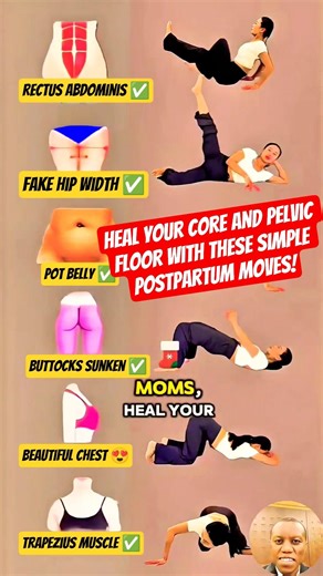 Postpartum Recovery Workout 💪 Heal Your Core & Pelvic Floor