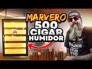 Marvero 500 Count Cigar Humidor | Cigar Prop 2025