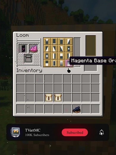 How to Make a Heart Banner in Minecraft ❤️ #shorts