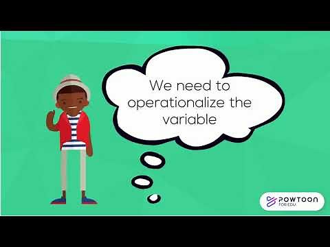 Variables - Conceptual and Operational Definitions
