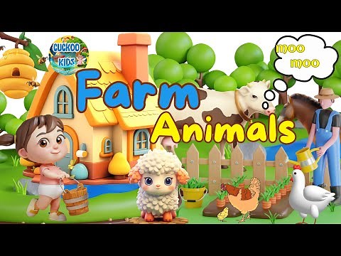 The Animals On The Farm | Animals and Farm Song for Kids | Super Simple Songs