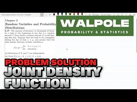 3.47: Joint Density Function | Probability & Statistics for Engineers & Scientists by Walpole 9th Ed