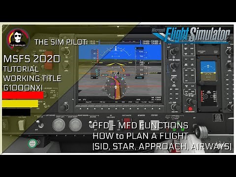 MSFS 2020 | Working Title G1000NXI | Tutorial | EP#1 | Basic Functions & How to Plan a Flight