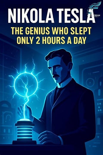 NIKOLA TESLA – THE GENIUS WHO SLEPT ONLY 2 HOURS A DAY! #shorts #education #nikolatesla