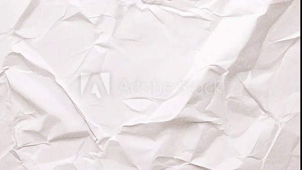 off white wrinkled paper, white paper textured crumpled, paper cut out motion graphics, 2d animation textured background