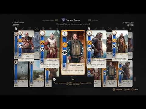 Gwent Card Acquired : Sigismund Dijkstra #thewitcher3