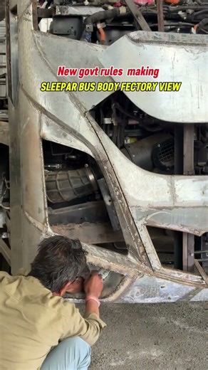 NEW SLEEPAR BUSBODY CODE 153 BUSBODY BUILDING IN WORKSHOP#viral#farming#farmer #automobile#shorts