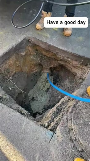 Satisfying Drain Unclogging Experience