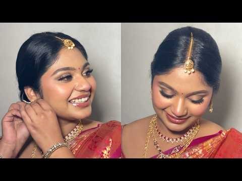 Soft South Indian Bridal Makeup Tutorial