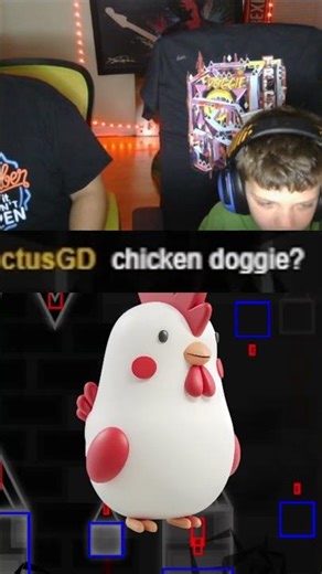 When Chat Hears Chicken Doggie #geometrydash #gd