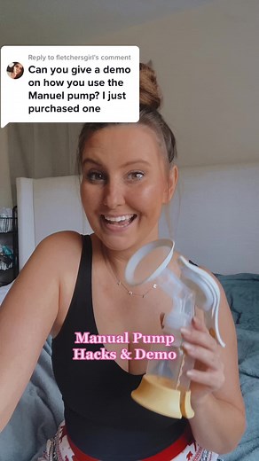 Replying to @fletchersgirl Here is how I use my medela hand pump! #manualpump #manualpumphack #medelapump #breastfeedingjourney #pumpingmom #momsoftiktok #fyp