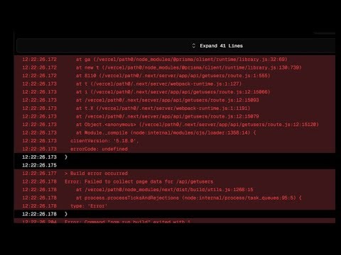 Fixing Deployment to Vercel Error: PrismaClientInitializationError