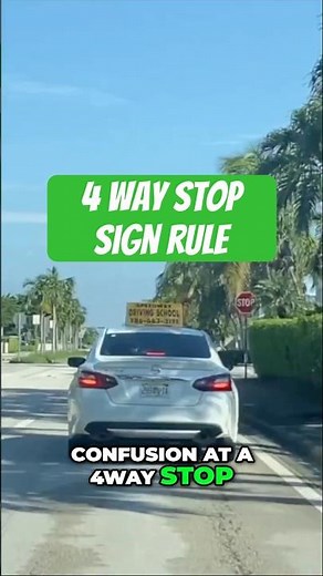 4-Way Stop Rule: Who Goes First?