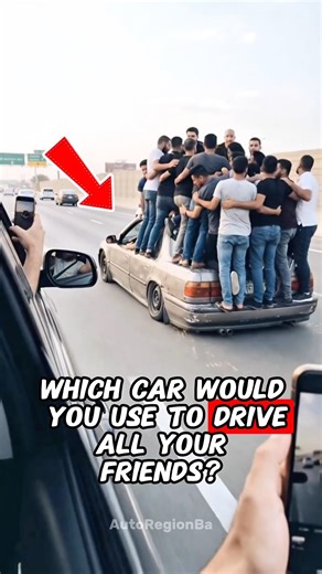 Which Car Would You Use to Drive All Your Friends? 😱🚗 #shorts #car #automobile #friends