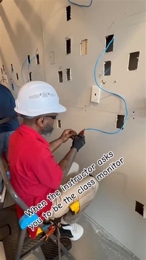 When the instructor says, “You’re the class monitor now” and suddenly you’re managing computer networking and classmates. #careergoals #lincolntech #electrical #electronics | Lincoln Tech - East Point Campus