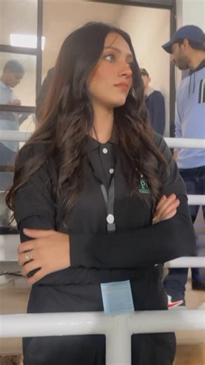 ‎arفا✨‎ on Instagram: "POV: You just became the internet’s new favorite! 🎀 . . #arifajunaid #official #viral #ct17 #karachistadium #babarazam"