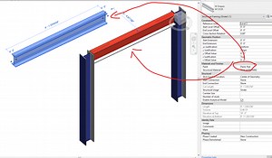 Applying material finish to columns and beams?