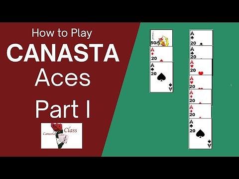 Canasta Card Game Beginner ACES Part 1 Modern American Canasta #canasta #cardgames #tutorial