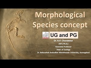 Morphological species concept
