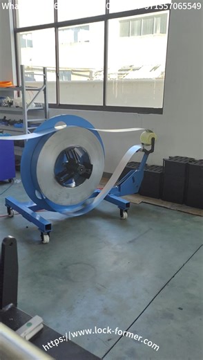 High-Precision Spiral Tubeformer: Integrated CNC Control, Automated Seam Locking, and Variable Diameter Adjustment for Efficient HVAC Duct Fabrication #spiralmachine #spiraltubeformer #hvac | Long Frank