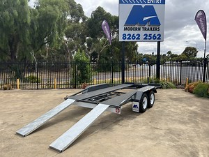 16x6'6" Car Carrier (4800x1995) | Open Floor Tandem Trailer