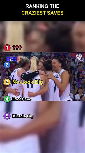 Watch This Volleyball Save Ranking And Try To Explain It #Shorts