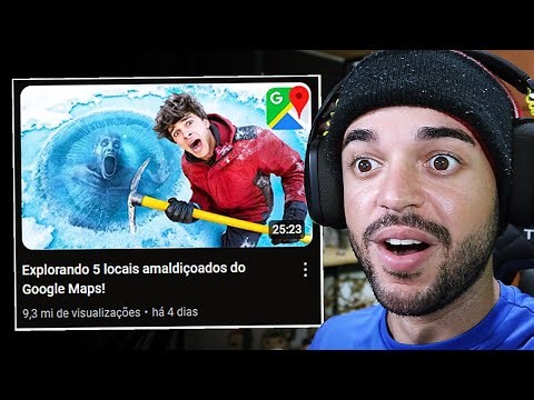 Explorando 5 locais amaldiçoados do Google Maps! | Wilton Reage