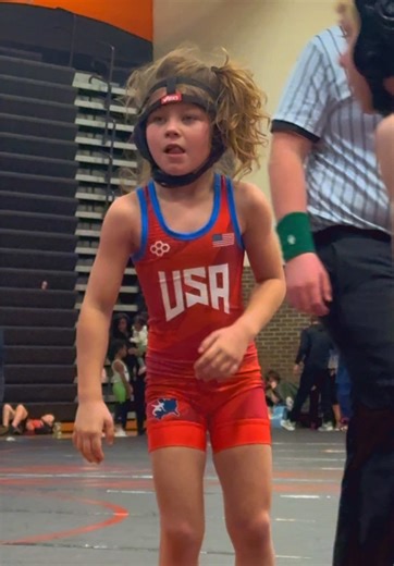 Lucy shows true grit in an all out battle! Watch her sneak out a victory with her heart and determination on display! 💪❤️ #lovelylucy #fyp #fittok #wrestling #girlpower