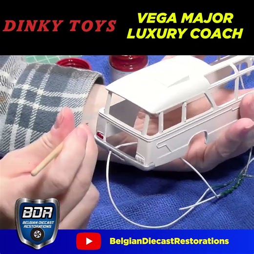 Dinky Toys 952 Vega Major Luxury Coach Diecast Restoration