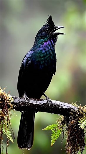 Pied Drongo Alarm Sound 🎭🌧️🐦 #PiedDrongo #Africa #WildlifeShorts