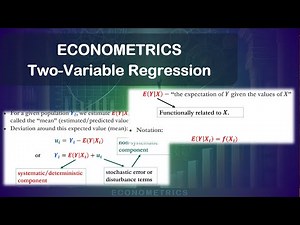 Two Variable Regression Analysis